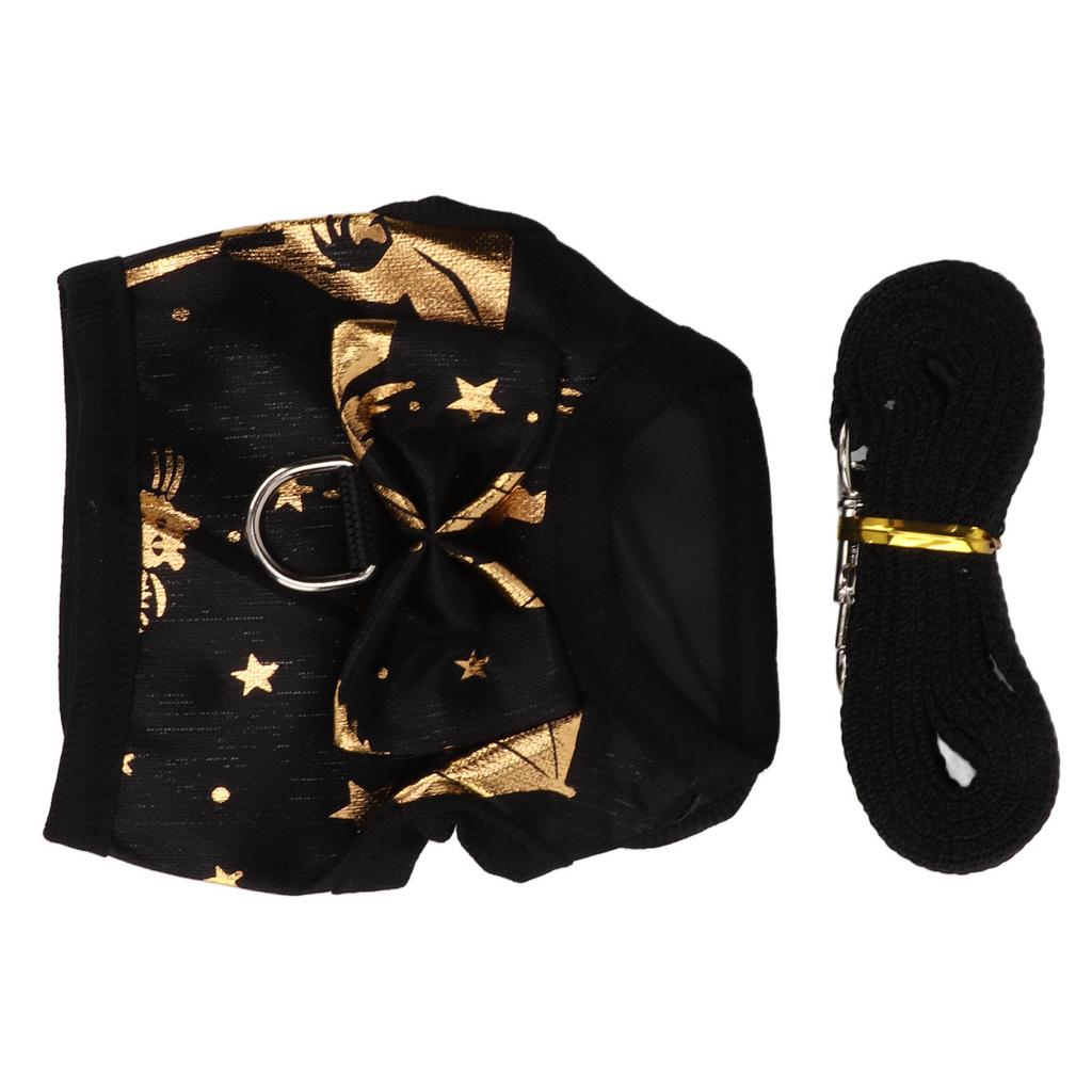 Rabbit Harness Leash Adjustable Soft Nylon Bunny Vest for Rabbit Ferret Bunny Kitten Guinea PigL