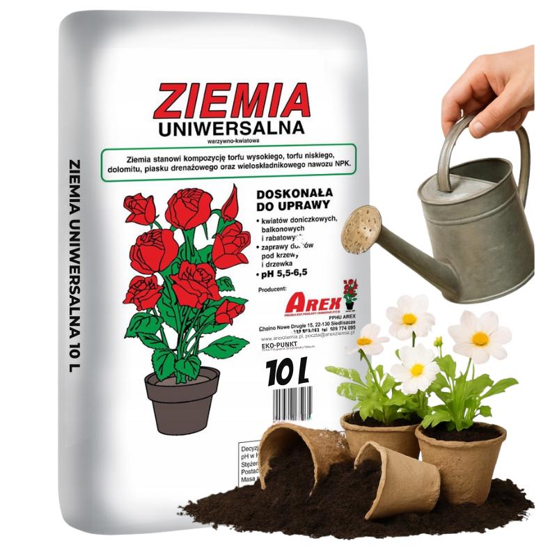 Arex Universal Vegetable and Flower Soil 10L