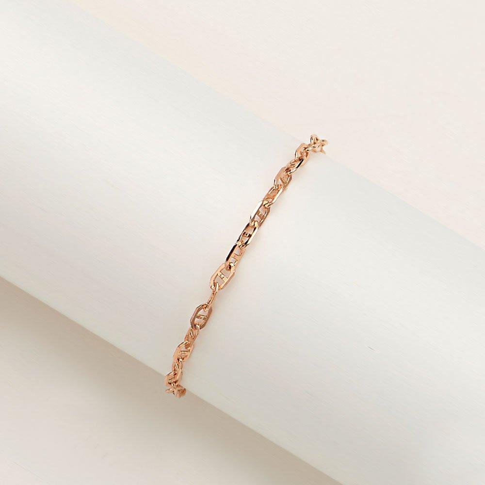 14K Chain Ring Layered Ring Each Ladder (Small)