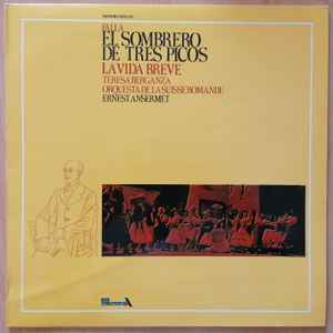 

LP Record ERNEST ANSERMET, ORQUESTA DE LA SUI - Falla El Sombrero De Tres Picos / L SDD321 ACE OF DIAMONDS 1976 Spain Classical Used
