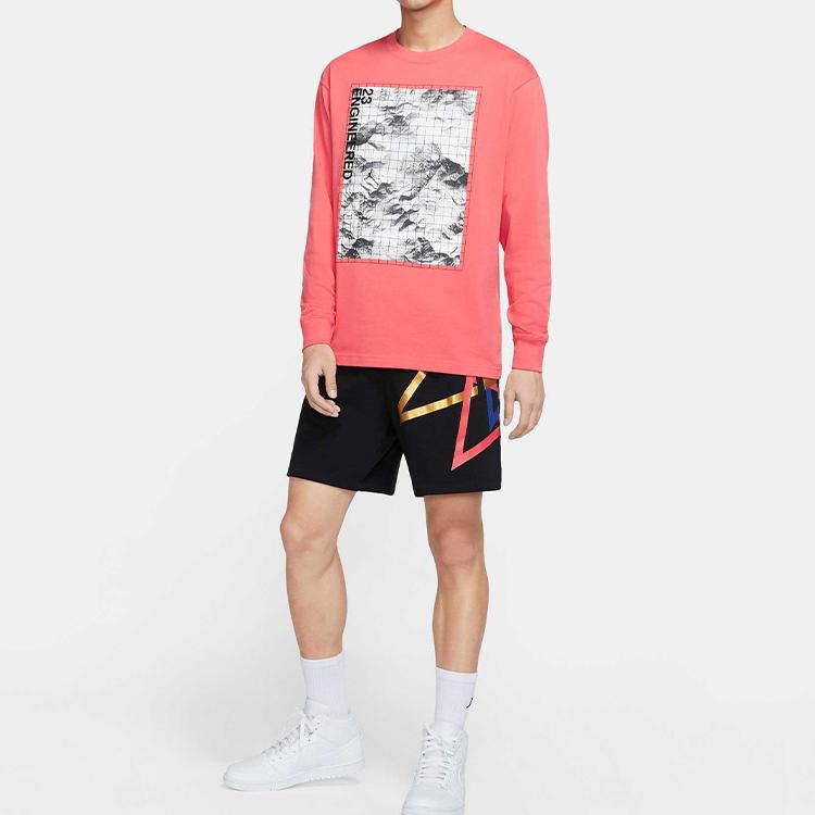 Jordan 23 Engineered Casual Long Sleeve T-Shirt Men Tops Ember-Red CT3658-850
