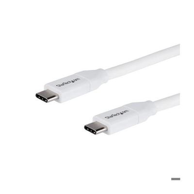 STARTECH USB-C auf USB-C Kabel - 2m - Power Delivery 5A - Weiß