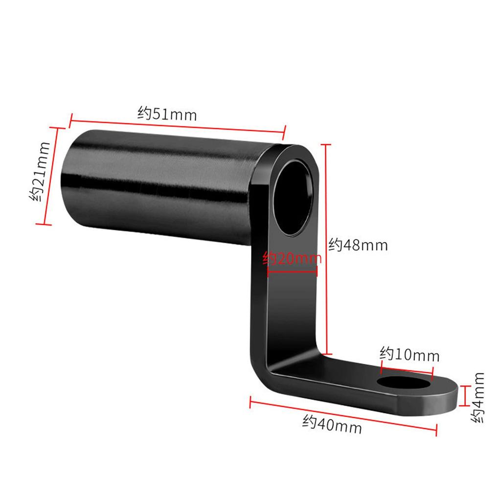 Clamp Bar for Motorcycles and Motorcycles, Multi-Bar Holder, Clamp Bar, Universal Mirror Mounting, Mount