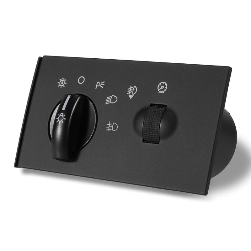 Car Headlight Switches Panel Decoration Sticker Trim Cover 5C3Z11654FAA 15633734 Black Cover Trim