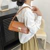 Borsa a tracolla piccola in PU per donna con chiusura a lucchetto e tasca interna per telefono, perfetta per l'uso quotidiano
