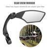Bicycle Rear View Mirror 360 Rotation Adjustable HD Anti-Shock Glass Lens Cycling Clear Handlebar Left Right Mirrors