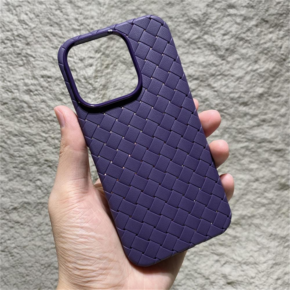 BV Woven Heat Dissipation Soft Silicon Shockproof Case For iPhone 16 15 14 13 12 11 Pro Max Plus Mini XR X XS 7 8 Bumper Cover