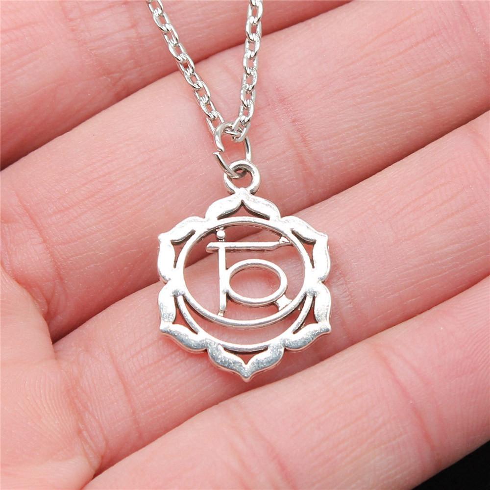 OM Jógový náhrdelník na krk 43cm řetízek Dámské šperky Plážové Boho věci