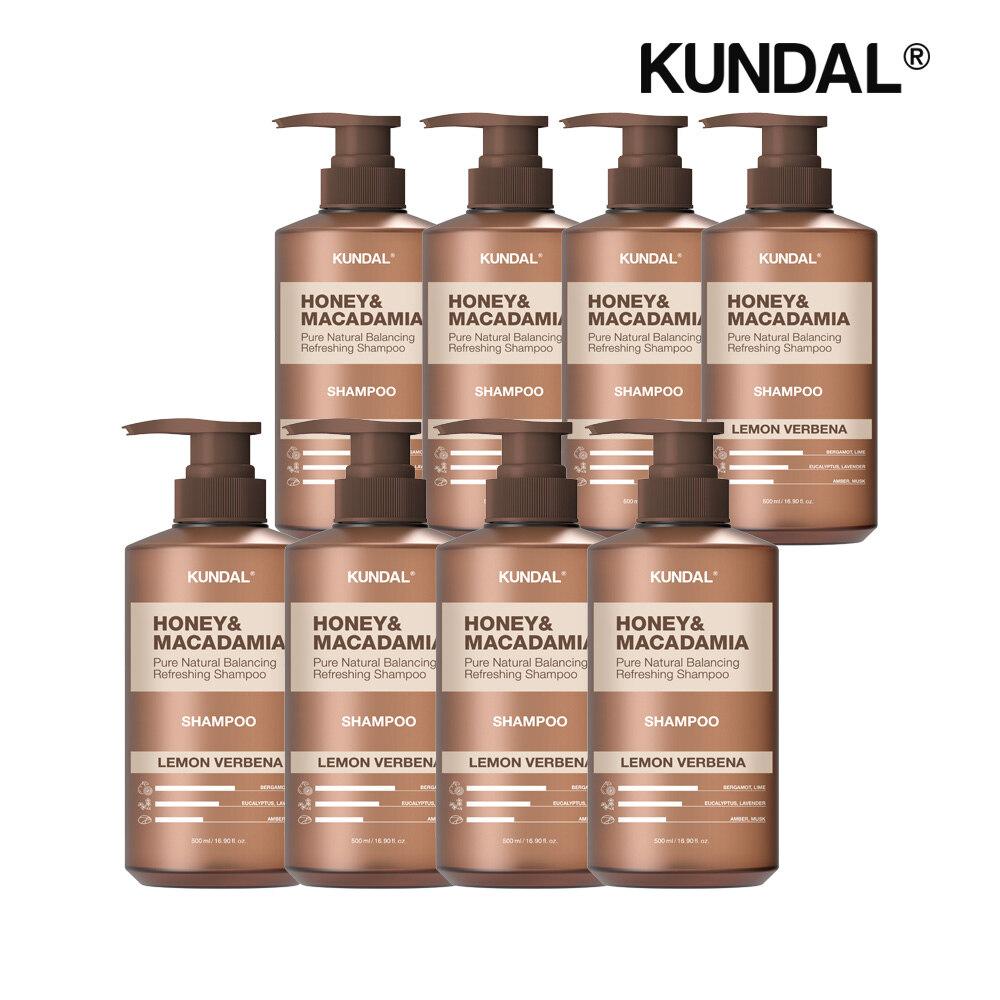 KUNDAL Honey & Macadamia Nature Shampoo Lemon Verbena 500ml x8