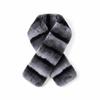 Thick Plush Cross Scarf Thermal Fluffy Muffler Double Sided Stole Faux Fur Collar  Office Workers