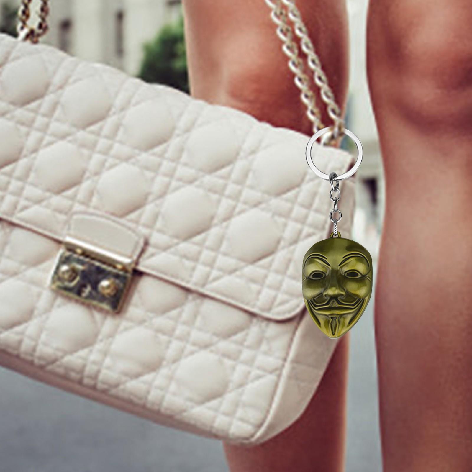 

Брелок для ключей «Три оттенка» Золотой набор из 1 брелка для ключей и маски Вендетты белый