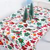 Christmas Printed Tablecloth Creative Pvc Christmas Table Tablecloth Christmas Tabletop Disposable Tablecloth
