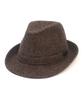 Yunibeosyeolkemiseuteuli Bu Glencheck Piping Beige Fedora Fedora