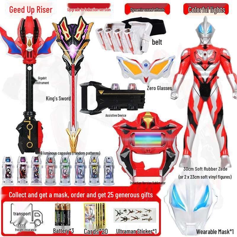 Geed Riser Kamen Rider Transformation Set with Zero Glasses & Capsule