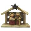 Christ Nativity Resin Statue House Scene Manger Holy Figure Statue Ornament Crafts for Home Bedroom Room Decor
