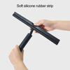 Window Scraper Extendable with Anti-Slip Grip Long Handle Non-drilling Bathroom Silicone Shower Squeegee