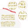 Cake Toppers DIY Ornaments Decorative A-z Letters Acrylic Alphanumeric Cake Decoration for Dessert Festivals Anniversary