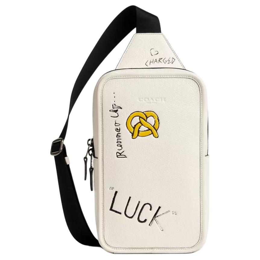 

Coach Sullivan 15 Sketch Print Mini Crossbody Bag Unisex bags Bronze White CAJ69-QBCAH Basic Set (Bag+Dust Bag)