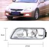 2Pcs Car Front Bumper Fog Lights Direct Replacement Accessories Fog Lamp With H11 Bulbs Fit For Honda Accord 2003-2007 4 Doors