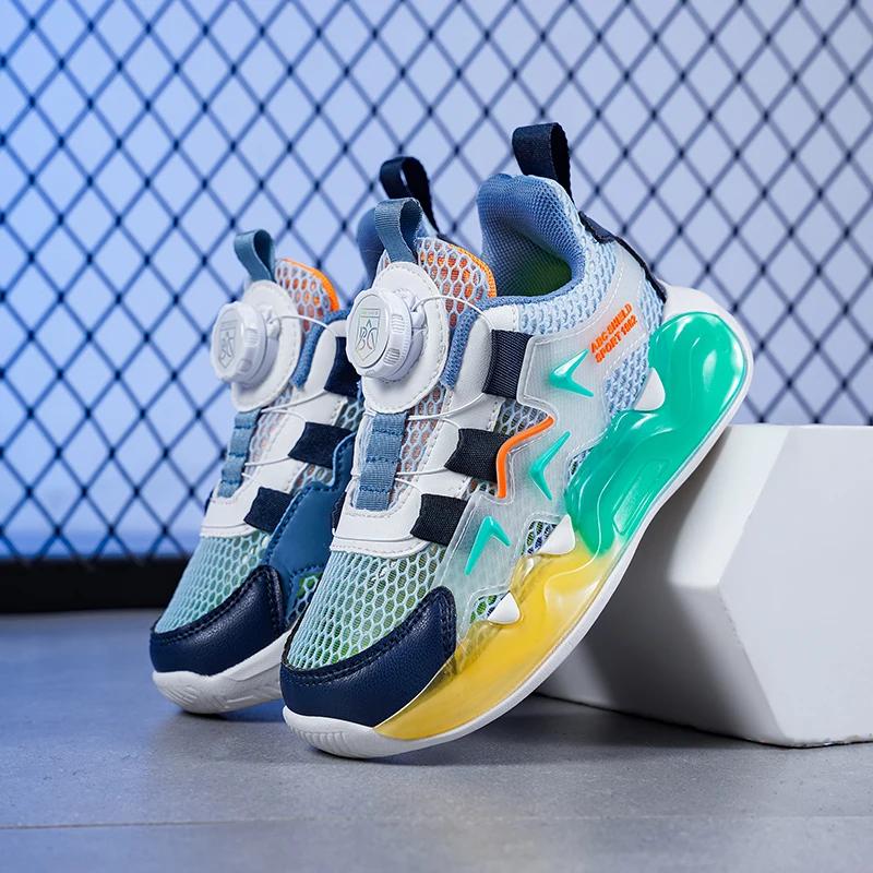 Summer Children Shoes Stylish Girls Sneaker Lightweight Breathable Tennis Kids Trainers Non-slip School Girls Sports Shoes