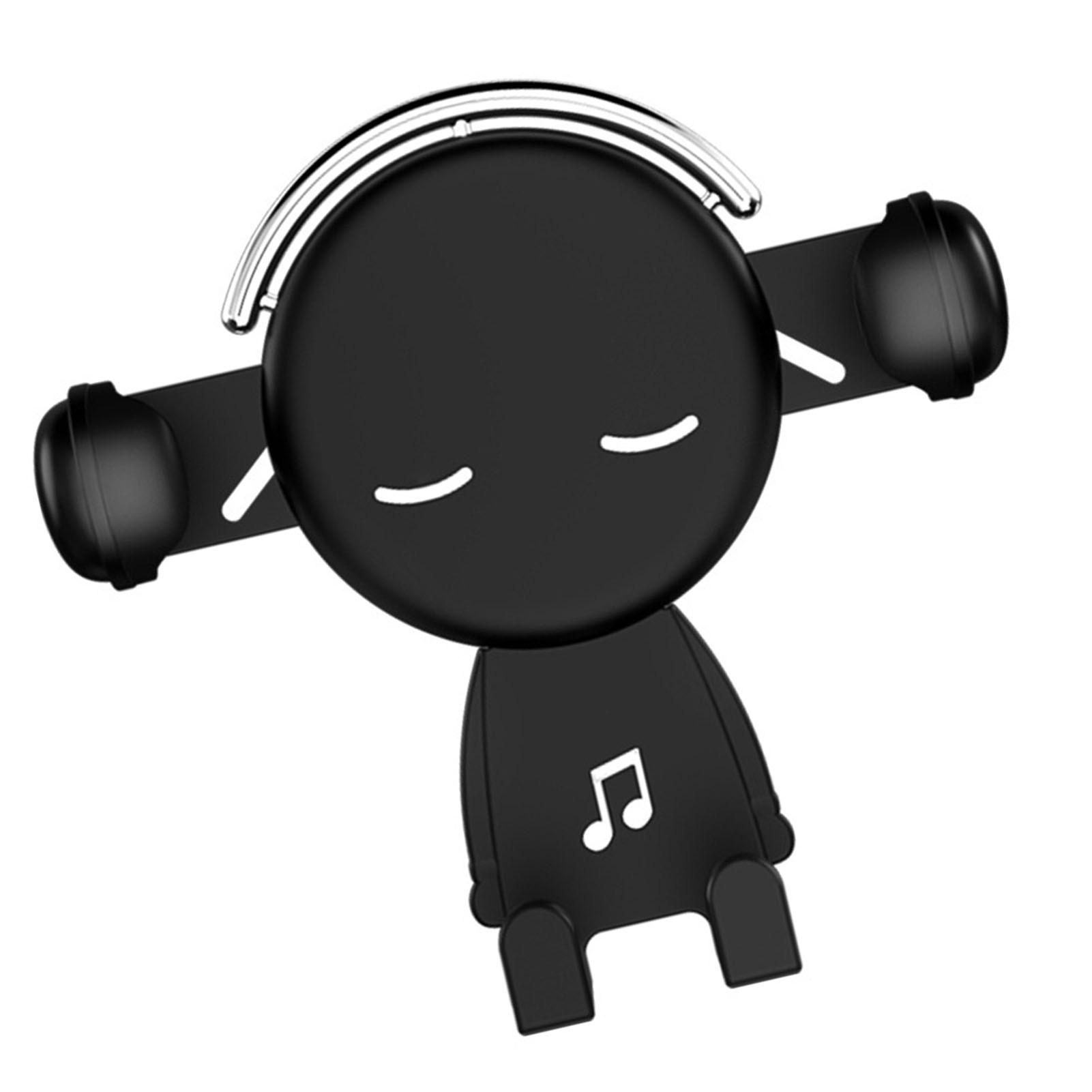 

Car Air Vent Phone Holder Vehicle Cell Phone Mount Universal Stand for All Autos Smartphones Black чёрный