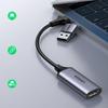 Ugreen CM489 HDMI Female to USB-A/USB-C Male Adapter, Gray