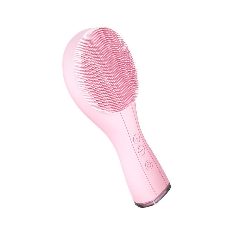 Pore Cleaning Face Washing Beauty Instrument Ultrasonic Vibration Silicone Face Cleanser Electric Face Washing Brush Face Washing Instrument