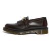 Dr. Martens Adrian Snaffle Mocassim Kiltie de Couro Liso Vermelho Cereja Arcadia Tênis Unissex 25363600