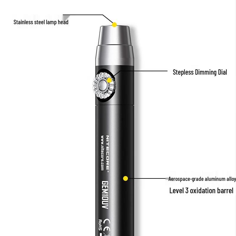 NITECORE GEM10 UV Professional Appraisal Flashlight
