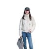 2025 Autumn and Winter New Small Fresh Warm Down Cotton Jacket Women's Short Fashion Stand-up Collar Cotton Jacket Trend