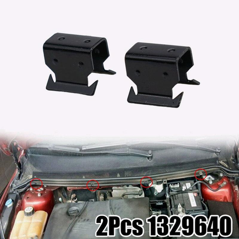 2pcs Auto Radiator Grille Buckle Car Rainboard Clip Car Glass Below Panel Clamp Car Accessories for Ford Focus 1998- 1329640