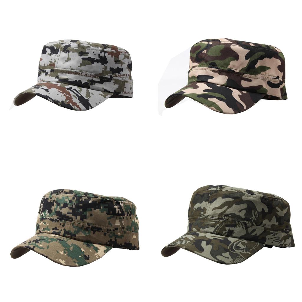 Stylish Peaked Flat Hats For Men Crafted With High-quality Cotton Blend Material