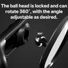 1pc Bicycle Handlebar End Rear View Mirror 360 Degree Adjustable Length Bar End Plug Convex Mirror for Road Mountain Bike