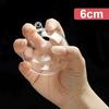 1/20Pcs Fillable Transparent Hanging Balls Plastic Christmas Ornaments Hollow Decorative Hanging Balls Xmas Tree Pendant Supply