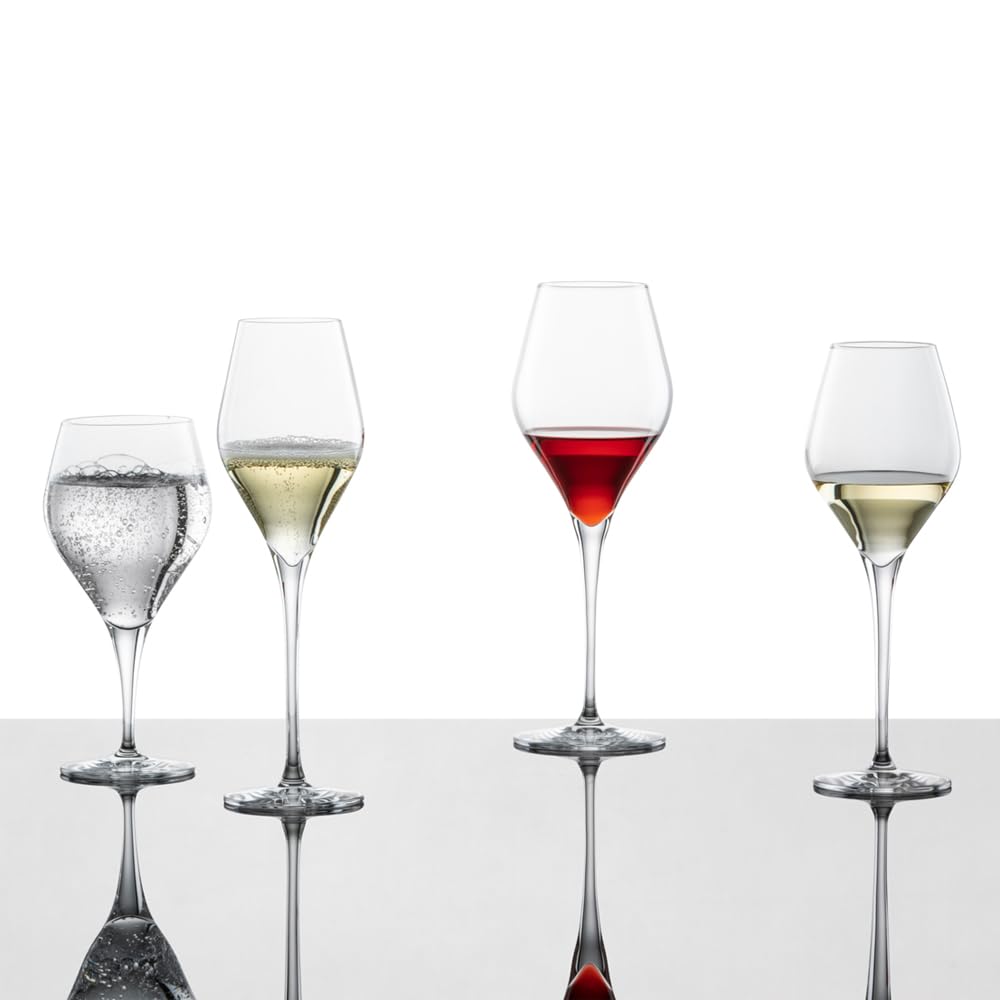 [Officially Imported] SCHOTT ZWIESEL Pair of ZWIESEL Finesse Wine Glasses, 385ml Clear, Chardonnay, Dishwasher Safe, P118602