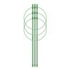 Plant Support Stand with Adjustable Rings Stable Construction Non-Fading Simple Installation Climbing Plants Stake Cage Frame