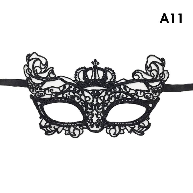 Femei negre sexy din dantelă mărunțită pentru mascarada de față prințesă petrecere cosplay bal de absolvire costum club de noapte regina mască pentru ochi pe jumătate