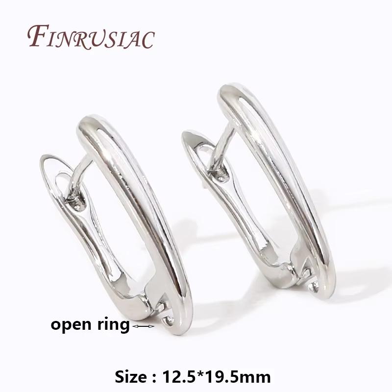 18K Echtgold Plated Verschluss für Ohrringe, Ohrringverschlüsse, DIY Ohrring Zubehör, Luxus Schmuckzubehör, Ohrhaken