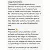 1PC One-Side Silicone Suction Cup Minimalist Suction Cup Sticker Anti-Slip Phone Case Portable Movable Phone Holder
