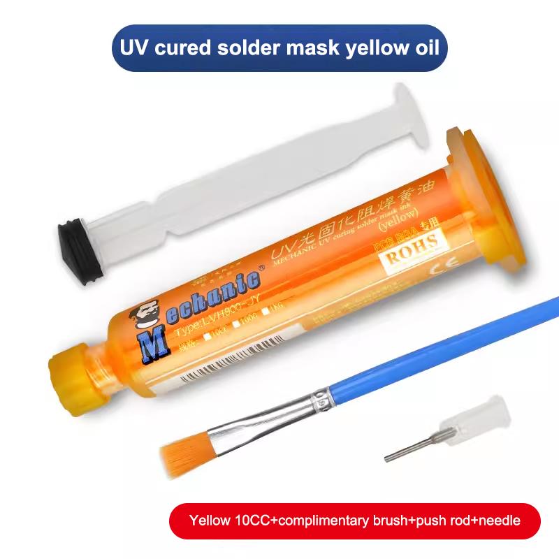6 Colors Oil UV Photosensitive Solder Mask Ink BGA PCB Motherboard Paint Prevent Corrosive Arcing