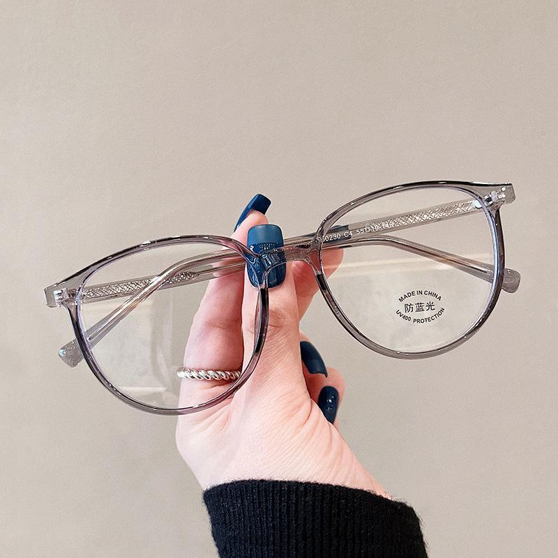 French Style Glasses For Women  Material Anti Blue Light Transparent Glasses Man New Style Computer Glasses Women