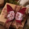 Exquisite Xmas Tree Butterfly Hanging Decor Glitter Artificial Butterfly Pendant  Christmas Tree