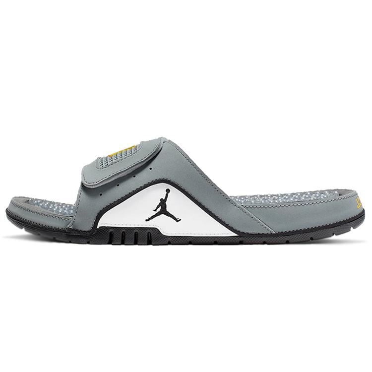 Air Jordan Hydro 4 Retro 'Cool Grey' (Unisex) Cool Grey / Varsity Maize / Black / White Slide Slippers 532225 007