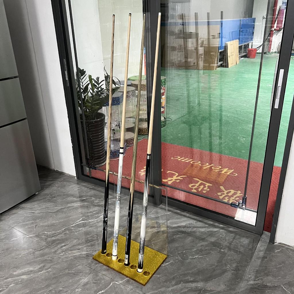 Suport și suport din acril pentru tacuri de biliard - Raft de depozitare pentru tacuri de piscină