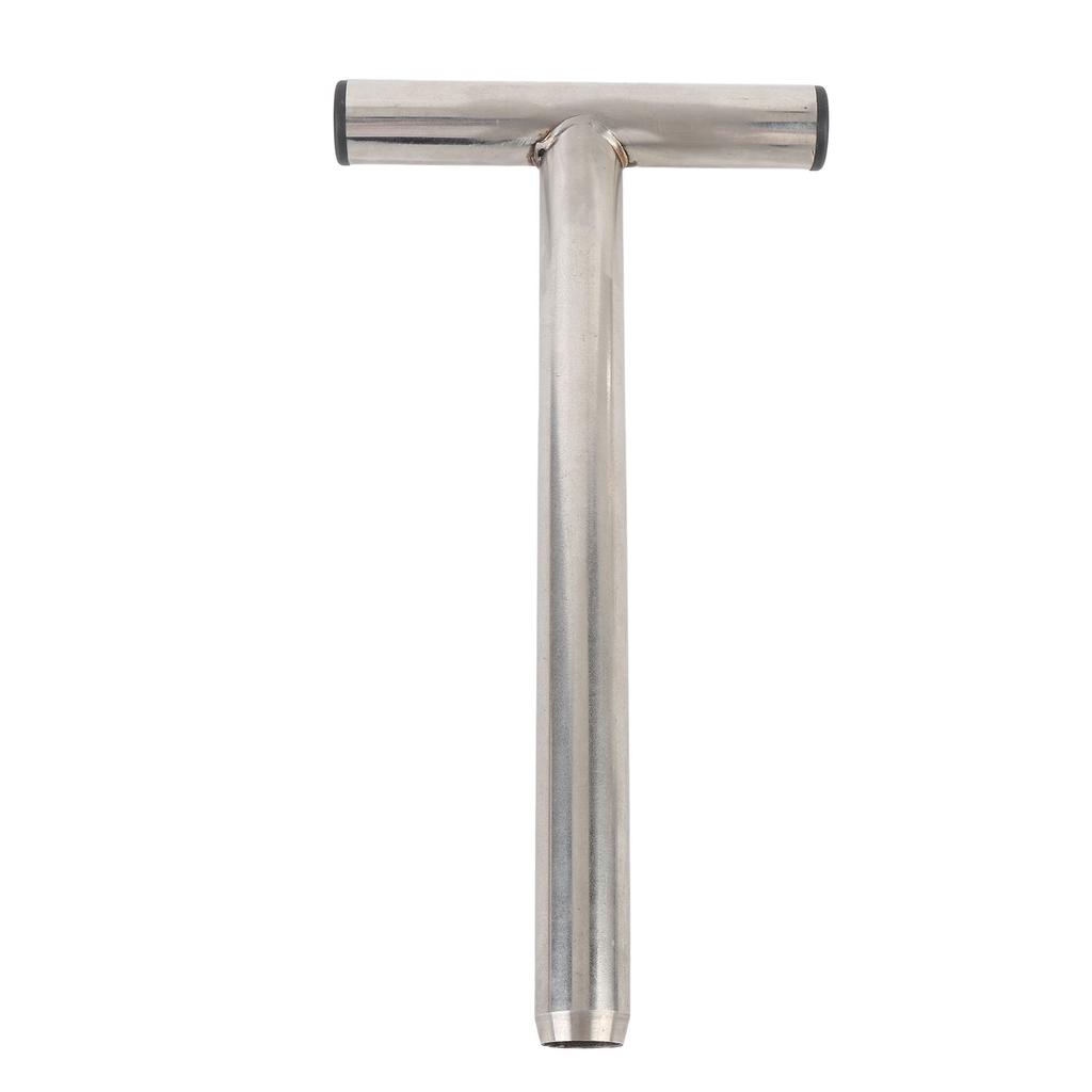 Soil Sampler Probe with T Handle Stainless Steel Soil Probe Rod Soil Test Set with 2 Sample Bags for Plant Care Garden Farm