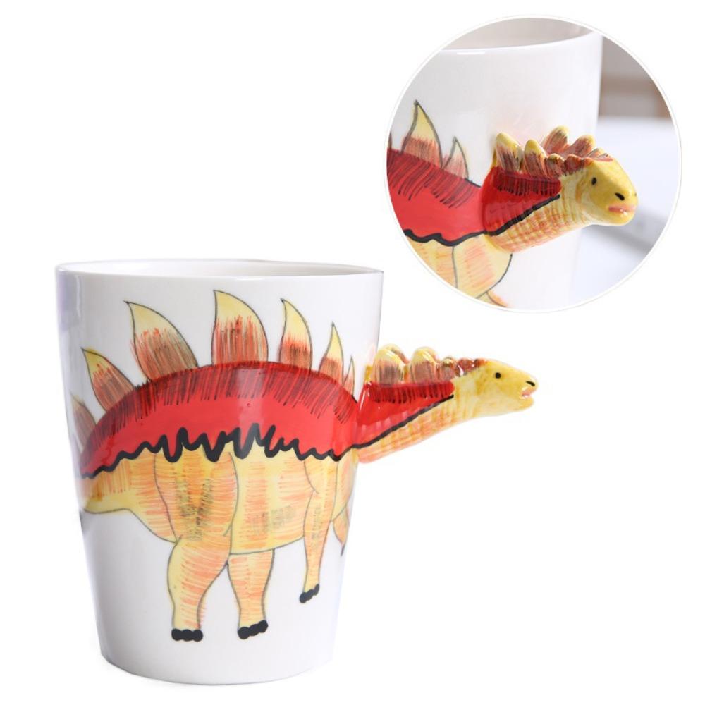 3D Animal Shape Handle Animal Shape Ceramic Cup Hand Painted Animals Mug  Living Room