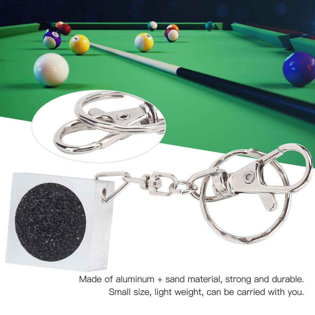 Billiard Cue Tip Sharpener Durable Bar Head Grinding Tool Aluminum Billiards Accessories