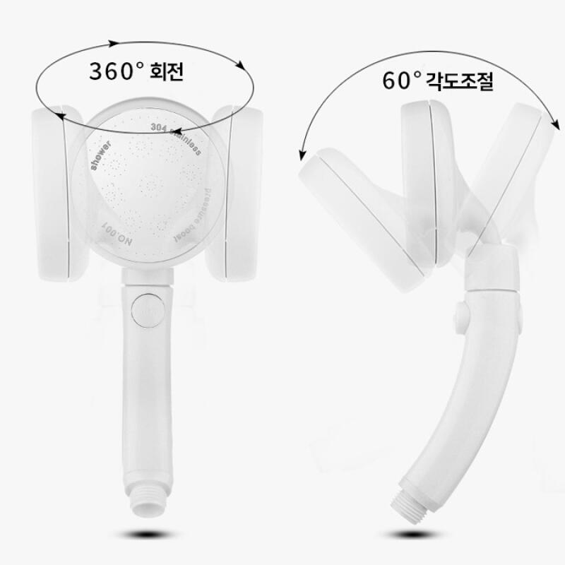 Ein/Aus Wassersparender Druckerhöhender Duschkopf