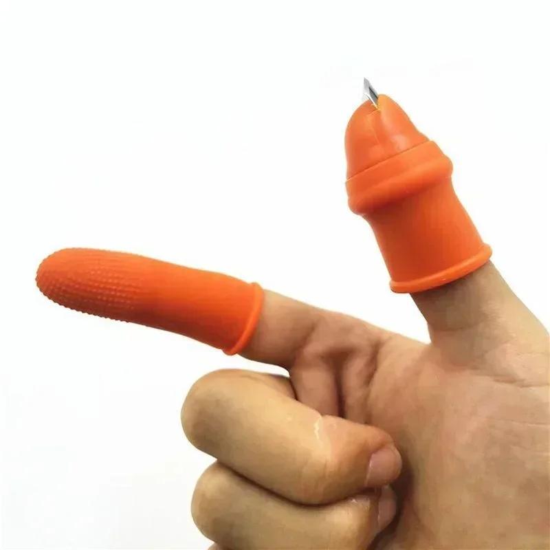 Dopbonen plukken Knijpen van groenten Duimmes voor het selecteren van groenten Plukgadget Tuinmes en schaar