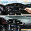 För Toyota 86/Subaru BRZ 2012-2020 ABS Kolfiber Interiörsats Instrumentbräda Mittkonsol Växelspakspanel Skydd Dekaler
